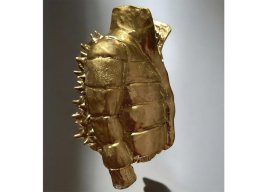 Work - Sculptures - Small work - 03-armor-in-gold-only